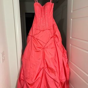 Coral Prom / Quinceanera Ballgown